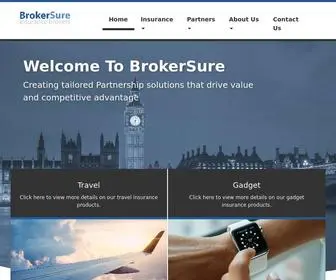 Brokersure.com(Brokersure Insurance Brokers) Screenshot