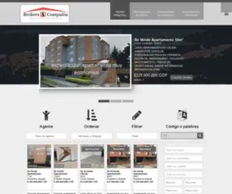 Brokersycia.com(Inmobiliarias en Bogotá) Screenshot