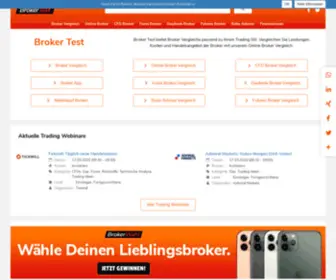 Brokertest.de(Broker Test vergleicht Online Broker) Screenshot