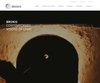 Brokis.cz(Contemporary Visions of Light) Screenshot