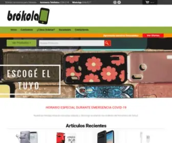 Brokola.com(Estuches y Accesorios Celulares Costa Rica) Screenshot