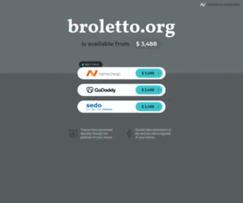 Broletto.org(Broletto) Screenshot