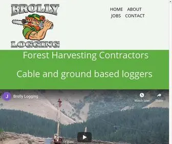 Brollylogging.co.nz(Brolly Logging) Screenshot