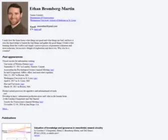 Bromberg-Martin.com(Ethan Bromberg) Screenshot