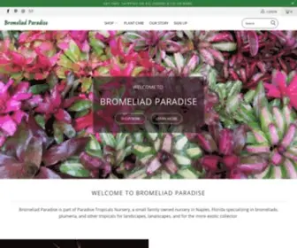 Bromeliadparadise.com(Bromeliadparadise) Screenshot