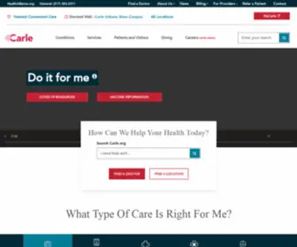 Bromenn.com(Carle Health) Screenshot