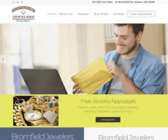 Bromfieldjewelers.com(Boston Diamond Buyers) Screenshot