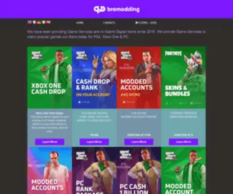 Bromodding.com(Buy GTA 5 Money Drop) Screenshot