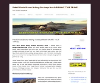 Bromotourtravel.com(Paket Wisata Bromo Malang Batu Surabaya Banyuwangi Murah 2020) Screenshot