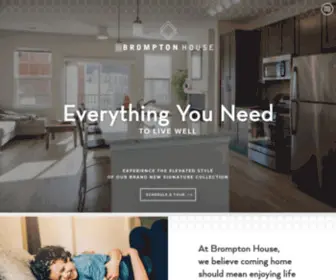 Bromptonhouseapts.com(Brompton House) Screenshot