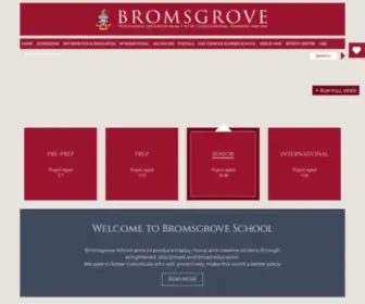 Bromsgrove-School.co.uk(Co-educational Independent Day and Boarding School) Screenshot
