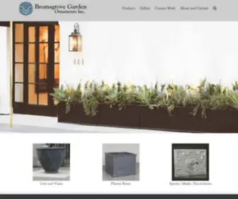 Bromsgrovegarden.com(Lead planters) Screenshot