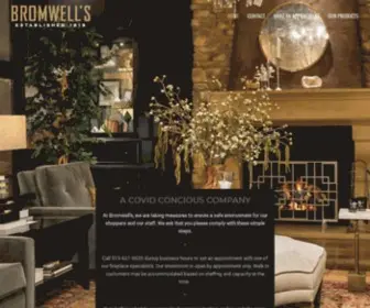 Bromwells.com(Cincinnati's Fireplace Specialists) Screenshot