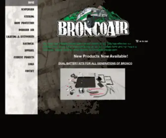 Broncoair.com(Broncoair, Ford Broncos) Screenshot