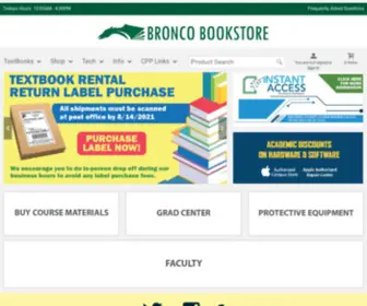 Broncobookstore.com(Bronco Bookstore) Screenshot