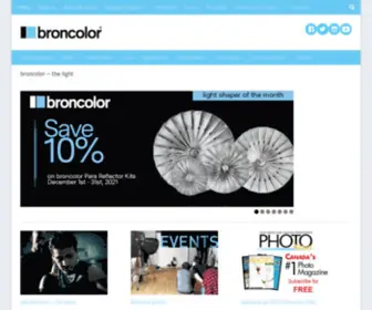 Broncolor.ca(The Light) Screenshot