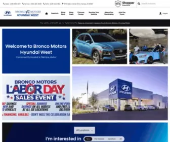 Broncomotorshyundaiwest.com(Bronco Motors Hyundai West) Screenshot