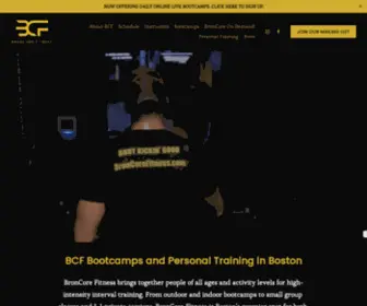 Broncorefitness.com(Personal Training and Bootcamps) Screenshot