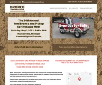 Broncoswapmeet.com(Bronco Swap Meet) Screenshot