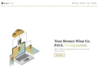 Broncowine-Trade.com(Bronco Trade) Screenshot