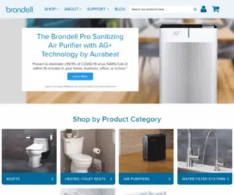 Brondell.com(Bidet Toilet Seats) Screenshot