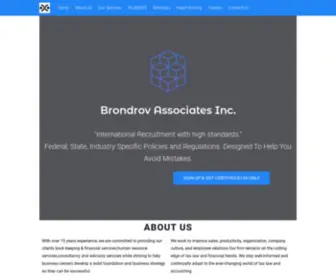 Brondrov.com(Brondrov Associates Inc) Screenshot