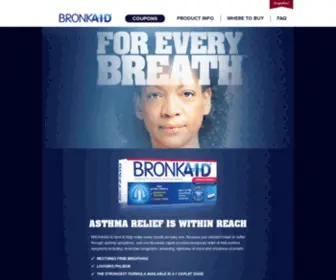 Bronkaid.com(Bronkaid®) Screenshot