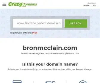 Bronmcclain.com(Crazy Domains) Screenshot