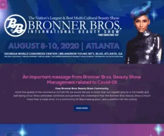 Bronnerbros.com(Bronner Bros) Screenshot