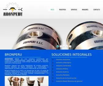 Bronperu.com.pe(Fundicion de Bronce) Screenshot