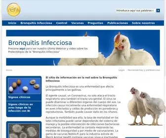 Bronquitis-Infecciosa.com(Merck Animal Health) Screenshot