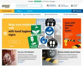 Bronsonsafety.com.au(WHS Equipment by Bronson Safety) Screenshot