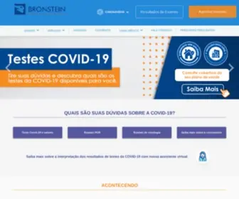 Bronstein.com.br(Medicina) Screenshot