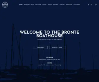 Bronteboathouse.ca(Bronte Boathouse) Screenshot