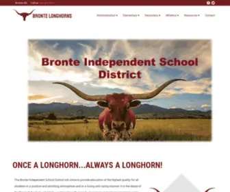 Bronteisd.net(ONCE A LONGHORN...ALWAYS A LONGHORN) Screenshot