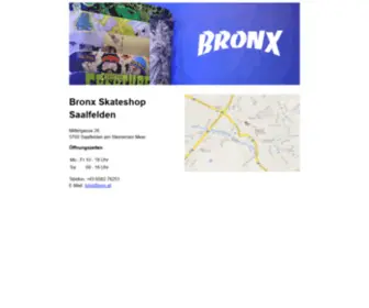 Bronx.at(Bronx Skateshop Saalfelden) Screenshot