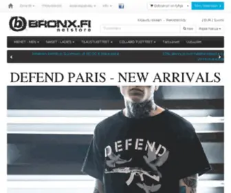 Bronx.fi(Katumuotiin erikoistunut verkkokauppa) Screenshot