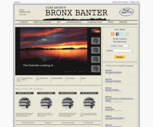 Bronxbanterblog.com(Bronx Banter) Screenshot