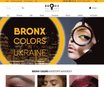 Bronxcolors.com.ua(Bronx Colors ♀ Офіційний сайт ♀ Інтернет) Screenshot