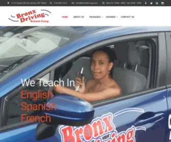 BronxDriving.com(Bronx Driving School) Screenshot