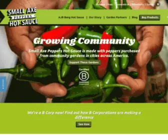 Bronxhotsauce.com(Small Axe Peppers) Screenshot