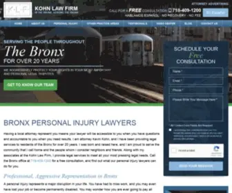 Bronxpersonalinjurylawyers.net(Bronx Personal Injury Lawyer) Screenshot