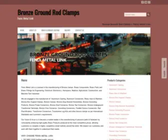 Bronze-Ground-Rod-Clamps.com(Bronze Ground Rod Clamps) Screenshot