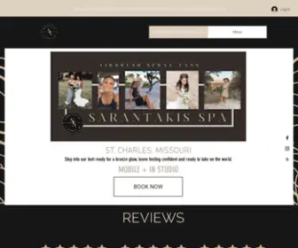 Bronzeandbenefittans.com(Tanning Salon I Sarantakis Spa) Screenshot