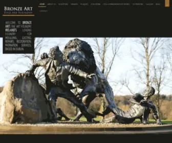 Bronzeart.ie(Bronze Art Fine Art Foundry) Screenshot