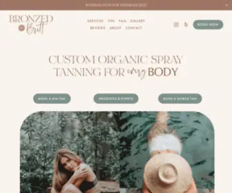 Bronzedbybritt.com(Bronzed by Britt) Screenshot