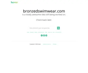 Bronzedswimwear.com(Bronzed Swimwear) Screenshot