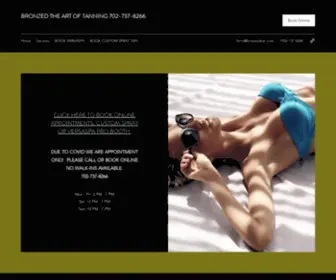 Bronzedtan.com(LasVegasSpraytanning) Screenshot