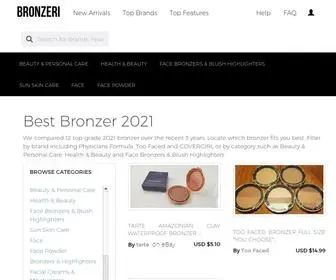 Bronzeri.info(Bronzer Reviews & Best Deals) Screenshot