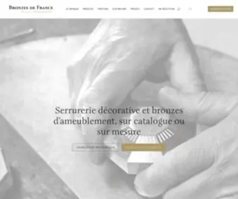 Bronzesdefrance.com(Bronzes de France) Screenshot